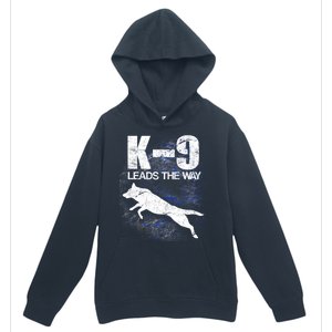 K-9 Leads The Way Urban Pullover Hoodie