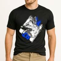 K-9 Police Dog Blue Line Cooling Performance Crew T-Shirt