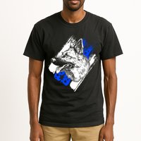 K-9 Police Dog Blue Line Tall T-Shirt