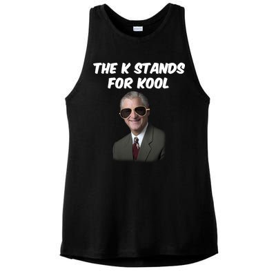 K Stands For Kool David K.Bernard Ladies PosiCharge Tri-Blend Wicking Tank