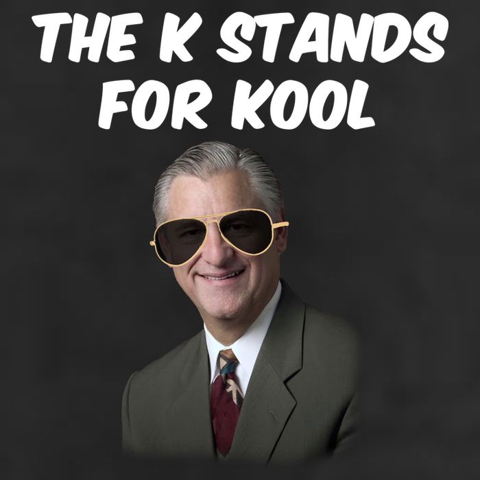 K Stands For Kool David K.Bernard Garment-Dyed Fleece Hoodie