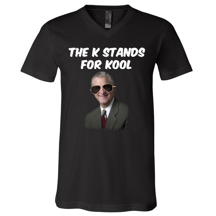 K Stands For Kool David K.Bernard V-Neck T-Shirt