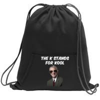 K Stands For Kool David K.Bernard Sweatshirt Cinch Pack Bag