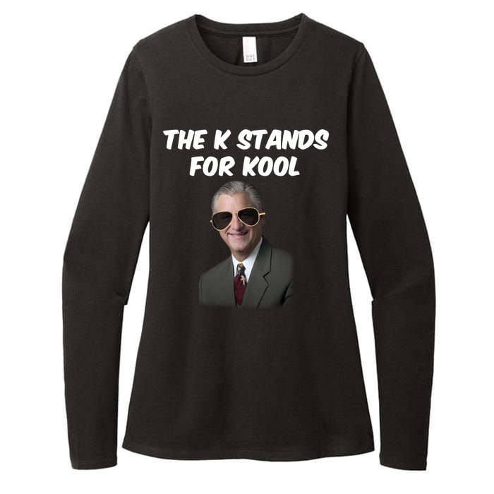 K Stands For Kool David K.Bernard Womens CVC Long Sleeve Shirt