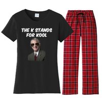 K Stands For Kool David K.Bernard Women's Flannel Pajama Set