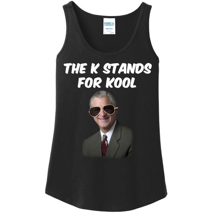 K Stands For Kool David K.Bernard Ladies Essential Tank