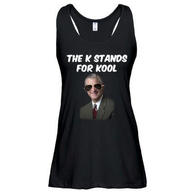 K Stands For Kool David K.Bernard Ladies Essential Flowy Tank