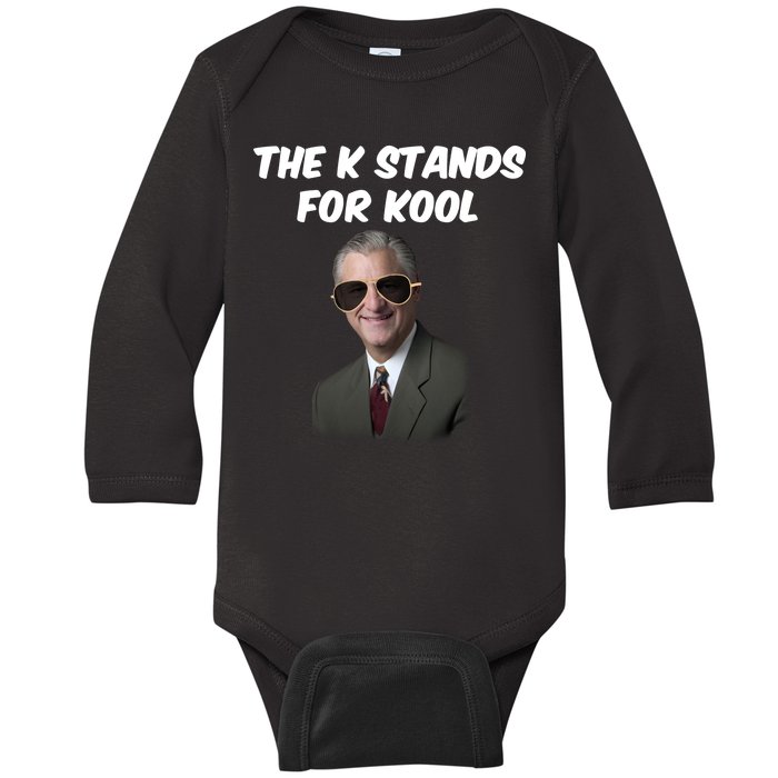 K Stands For Kool David K.Bernard Baby Long Sleeve Bodysuit