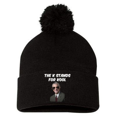 K Stands For Kool David K.Bernard Pom Pom 12in Knit Beanie