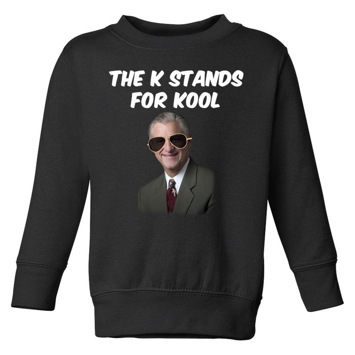 K Stands For Kool David K.Bernard Toddler Sweatshirt