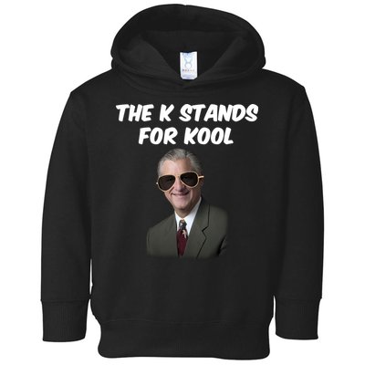 K Stands For Kool David K.Bernard Toddler Hoodie