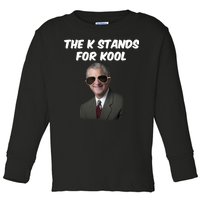 K Stands For Kool David K.Bernard Toddler Long Sleeve Shirt