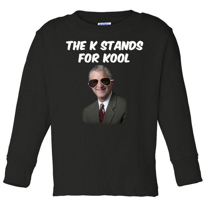 K Stands For Kool David K.Bernard Toddler Long Sleeve Shirt