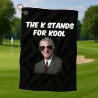 K Stands For Kool David K.Bernard Golf Towel