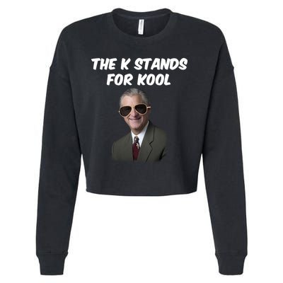 K Stands For Kool David K.Bernard Cropped Pullover Crew