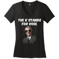 K Stands For Kool David K.Bernard Women's V-Neck T-Shirt