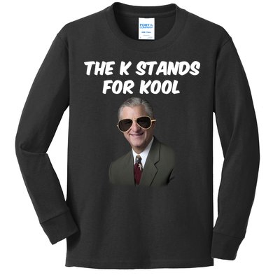 K Stands For Kool David K.Bernard Kids Long Sleeve Shirt