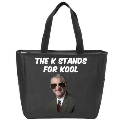 K Stands For Kool David K.Bernard Zip Tote Bag