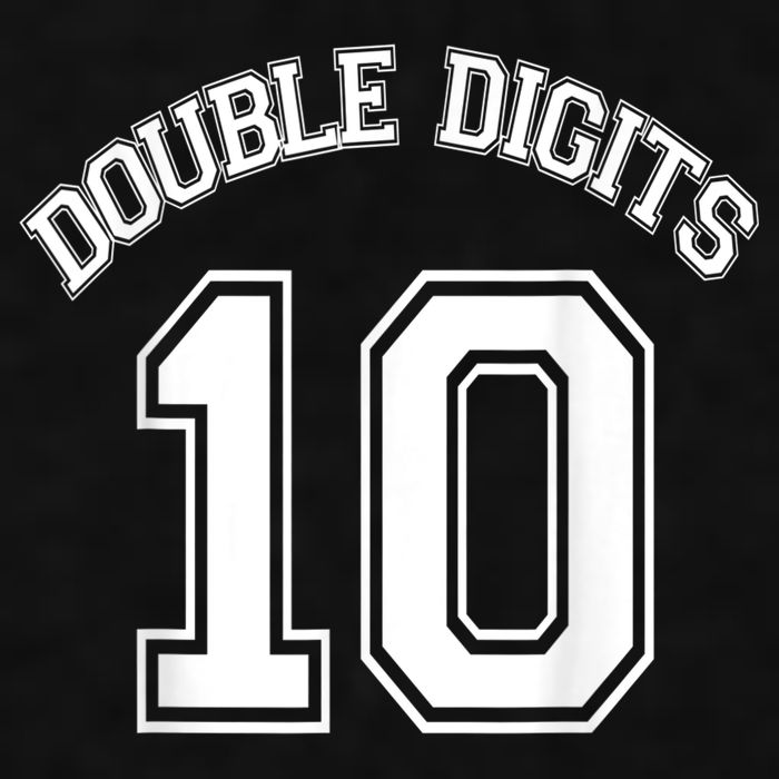 K.i.d.s 10th Birthday Double Digits Day Ladies PosiCharge Tri-Blend Wicking Tank