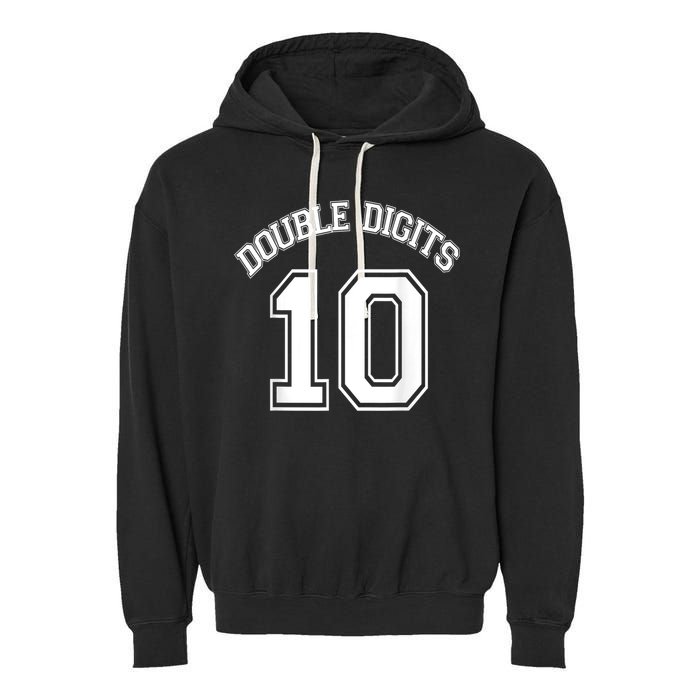 K.i.d.s 10th Birthday Double Digits Day Garment-Dyed Fleece Hoodie