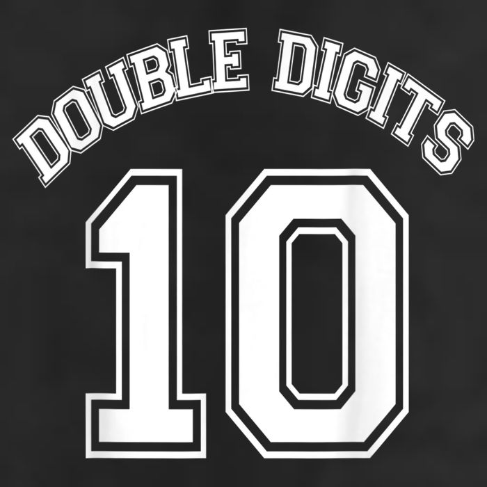 K.i.d.s 10th Birthday Double Digits Day Garment-Dyed Fleece Hoodie