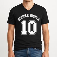 K.i.d.s 10th Birthday Double Digits Day V-Neck T-Shirt