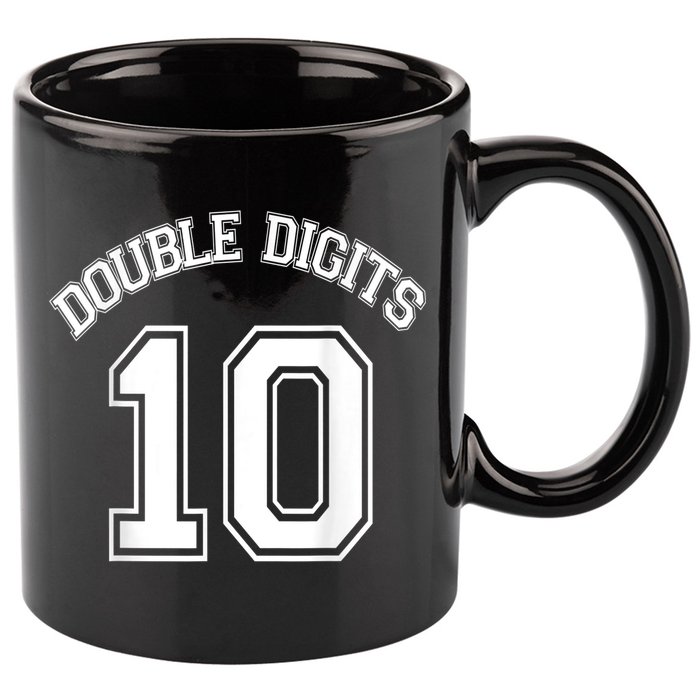 K.i.d.s 10th Birthday Double Digits Day 11oz C Handle Ceramic Mug