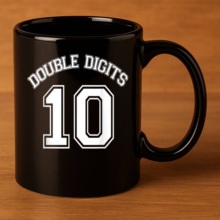 K.i.d.s 10th Birthday Double Digits Day 11oz C Handle Ceramic Mug