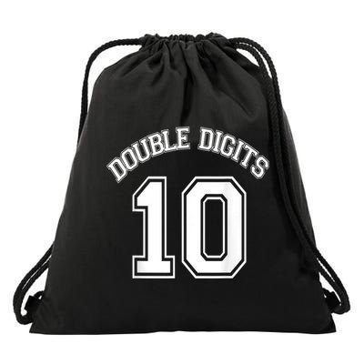 K.i.d.s 10th Birthday Double Digits Day Drawstring Bag