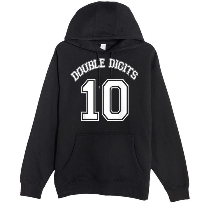 K.i.d.s 10th Birthday Double Digits Day Premium Pullover Hoodie