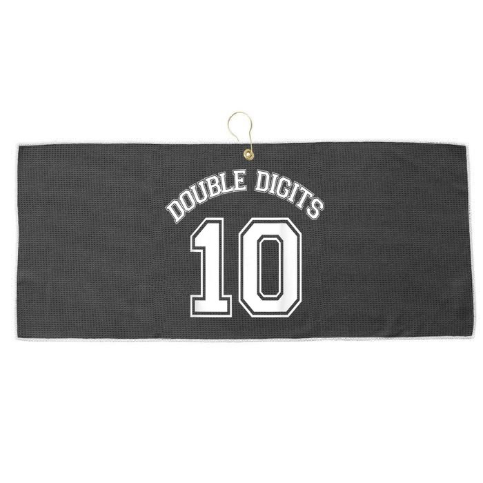 K.i.d.s 10th Birthday Double Digits Day Large Microfiber Waffle Golf Towel