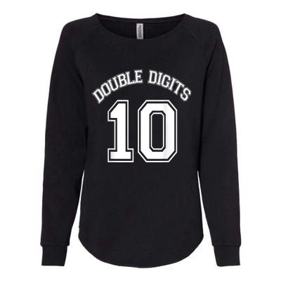 K.i.d.s 10th Birthday Double Digits Day Womens California Wash Sweatshirt