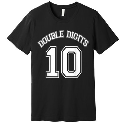 K.i.d.s 10th Birthday Double Digits Day Premium T-Shirt
