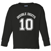 K.i.d.s 10th Birthday Double Digits Day Toddler Long Sleeve Shirt