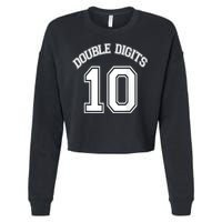 K.i.d.s 10th Birthday Double Digits Day Cropped Pullover Crew