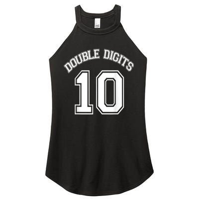 K.i.d.s 10th Birthday Double Digits Day Women's Perfect Tri Rocker Tank
