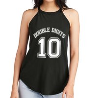 K.i.d.s 10th Birthday Double Digits Day Women's Perfect Tri Rocker Tank