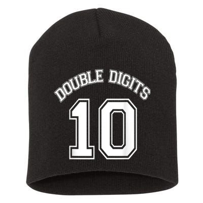 K.i.d.s 10th Birthday Double Digits Day Short Acrylic Beanie