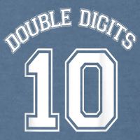 K.i.d.s 10th Birthday Double Digits Day Garment-Dyed Sweatshirt