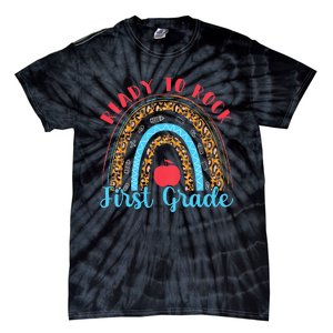 Kids 1st Grade Ready To Rock First Grade Tie-Dye T-Shirt