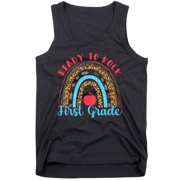 Kids 1st Grade Ready To Rock First Grade Tank Top