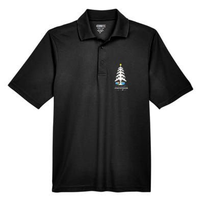 Kc 135 Stratotanker Christmas Tree Men's Origin Performance Pique Polo