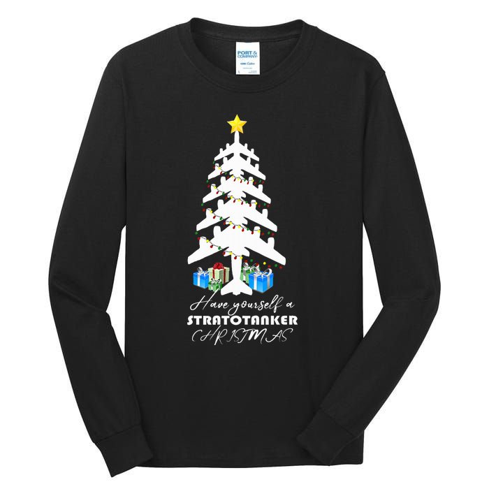 Kc 135 Stratotanker Christmas Tree Tall Long Sleeve T-Shirt