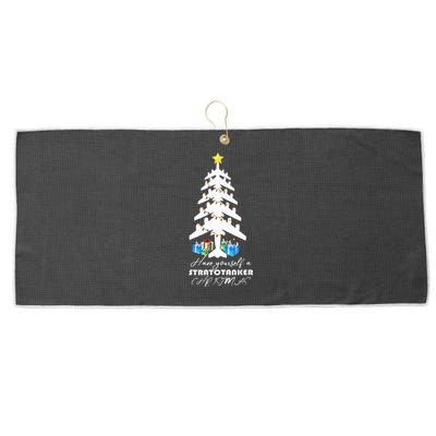 Kc 135 Stratotanker Christmas Tree Large Microfiber Waffle Golf Towel