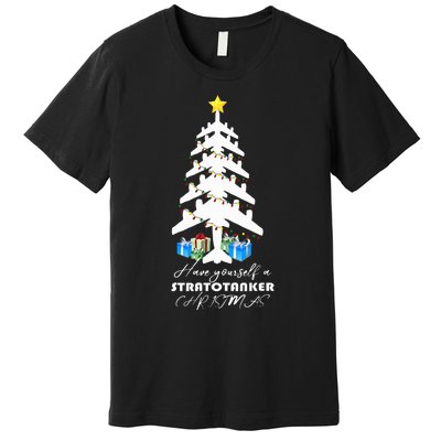 Kc 135 Stratotanker Christmas Tree Premium T-Shirt