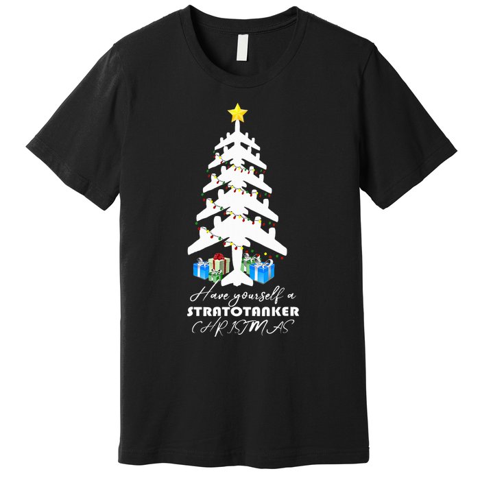 Kc 135 Stratotanker Christmas Tree Premium T-Shirt