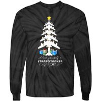 Kc 135 Stratotanker Christmas Tree Tie-Dye Long Sleeve Shirt