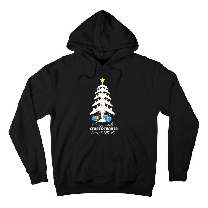 Kc 135 Stratotanker Christmas Tree Tall Hoodie