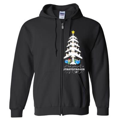 Kc 135 Stratotanker Christmas Tree Full Zip Hoodie