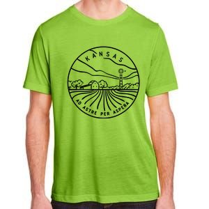 Kansas 1861 State Of Kansas Adult ChromaSoft Performance T-Shirt